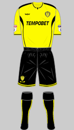 burton albion 2016-17 1st kit