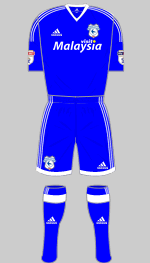 cardiff city 2016-17 1st kit