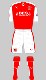 fleetwood town fc 2015-16 kit