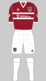 northampton town fc 2013-14 home kit