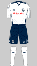 presdton north end 2009-2010 home kit