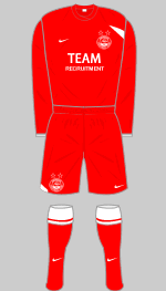 aberdeen 2008-09 home kit