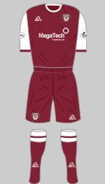 arbroath fc 2014-15 1st kit