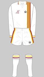 motherwell fc change kit 1976-77