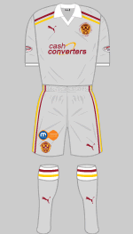 motherwell fc change kit 2011-2012