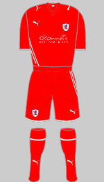 raith rovers 2009-10 away kit