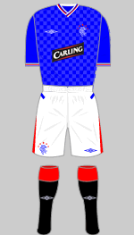 rangers 2009-10 home kit