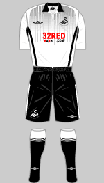 swansea city 2009-10 home kit