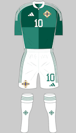 Northern ireland 2022 1st kit white socks